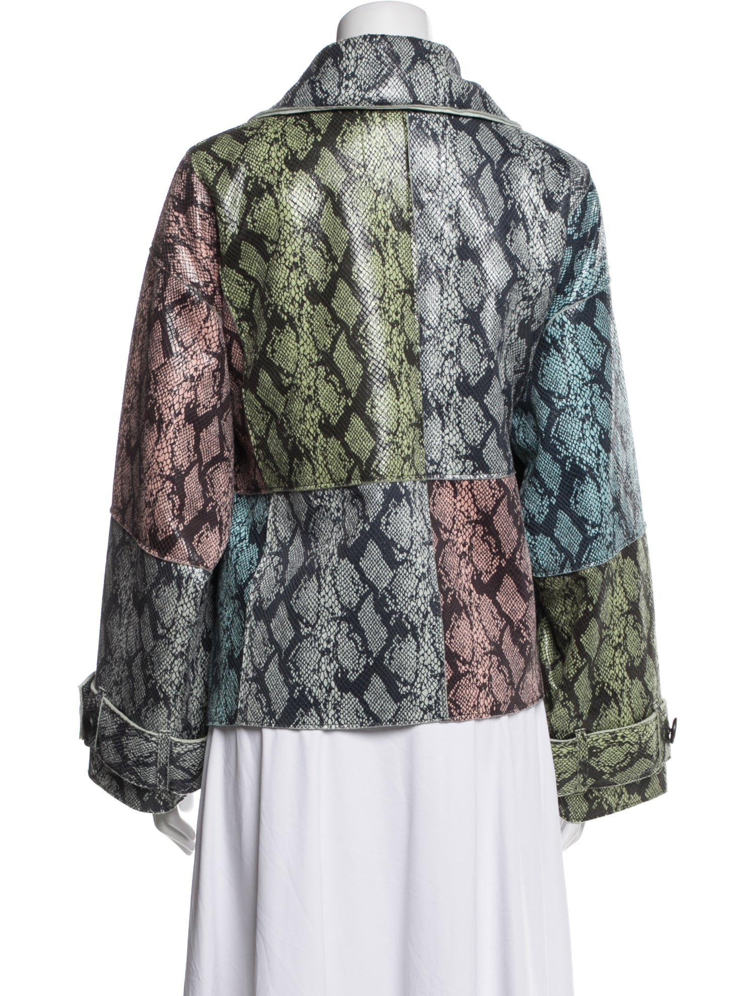 STAND STUDIO Animal Print Evening Jacket